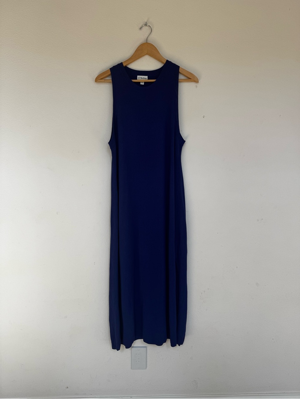 Sleeveless Blue Midi Dress - Timeless Minimalist